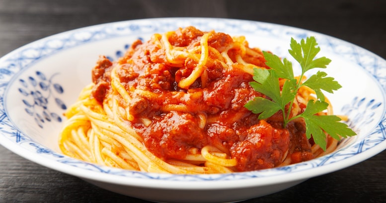 ミートソースとナポリタンは「パスタ料理（全般）」に組されるのではなく、あくまで「スパゲッティ」である!?