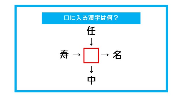 【漢字穴埋めクイズ】□に入る漢字は何？（第497問）