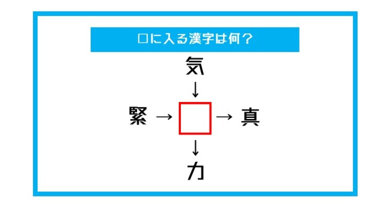 【漢字穴埋めクイズ】□に入る漢字は何？（第503問）