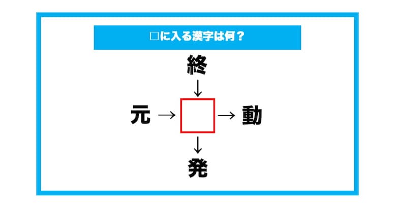 【漢字穴埋めクイズ】□に入る漢字は何？（第636問）