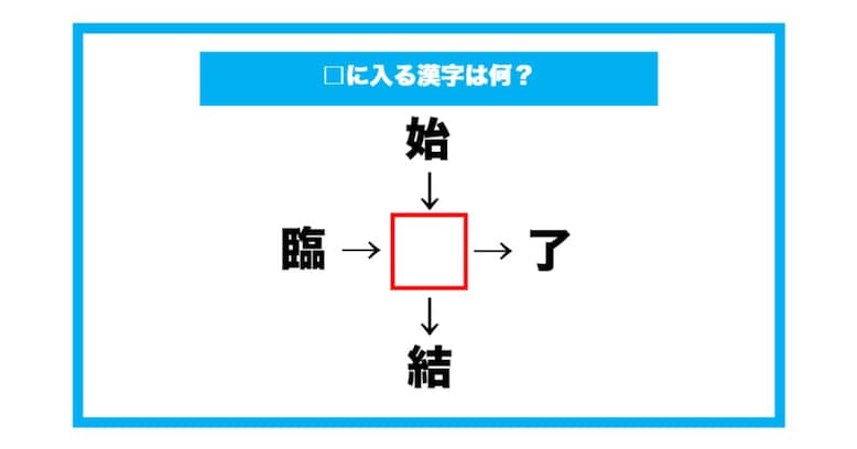 【漢字穴埋めクイズ】□に入る漢字は何？（第645問）