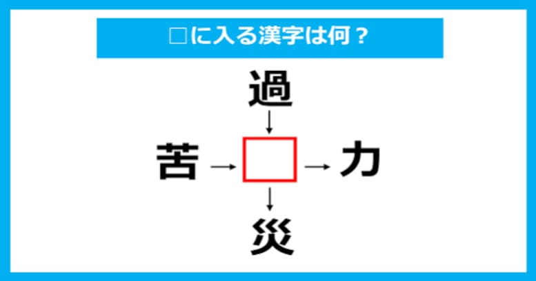 【漢字穴埋めクイズ】□に入る漢字は何？（第769問）