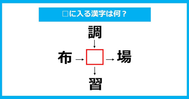 【漢字穴埋めクイズ】□に入る漢字は何？（第915問）
