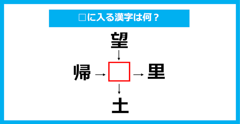【漢字穴埋めクイズ】□に入る漢字は何？（第975問）