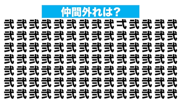 【漢字間違い探しクイズ】仲間外れはどれ？（第208問）