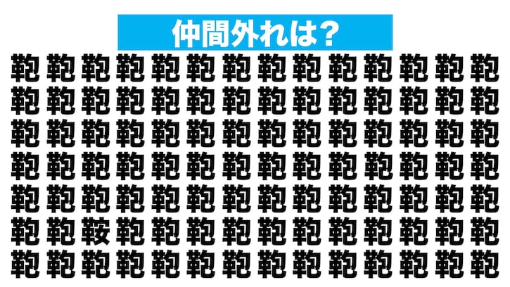 【漢字間違い探しクイズ】仲間外れはどれ？（第234問）