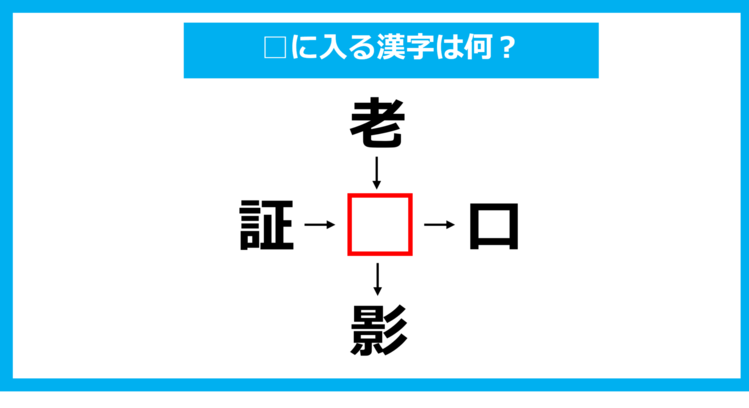【漢字穴埋めクイズ】□に入る漢字は何？（第1149問）