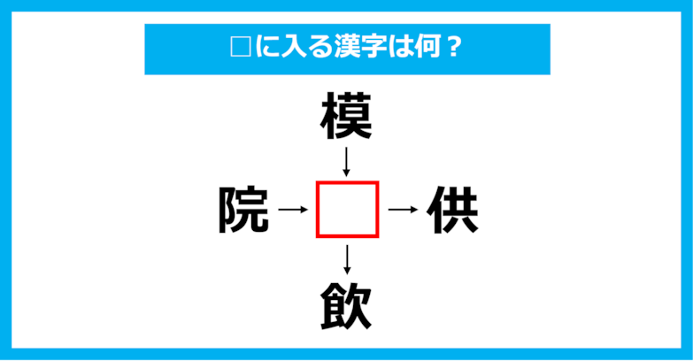 【漢字穴埋めクイズ】□に入る漢字は何？（第1270問）