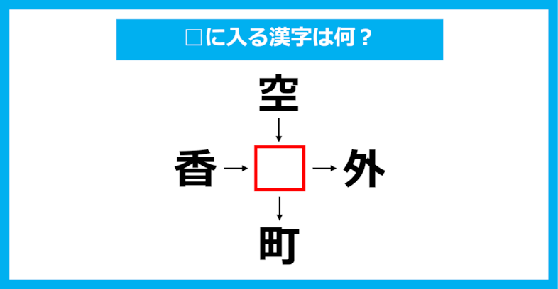 【漢字穴埋めクイズ】□に入る漢字は何？（第1373問）