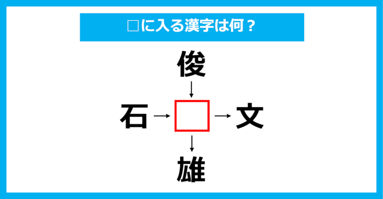 【漢字穴埋めクイズ】□に入る漢字は何？（第1402問）