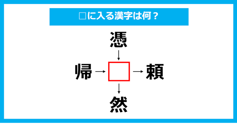 【漢字穴埋めクイズ】□に入る漢字は何？（第1428問）