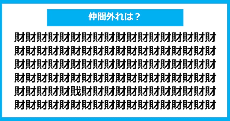 【漢字間違い探しクイズ】仲間外れはどれ？（第703問）