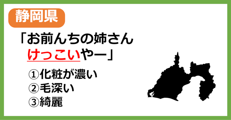 【静岡県民なら余裕？】静岡の方言「けっこい」はどういう意味？【方言クイズ】