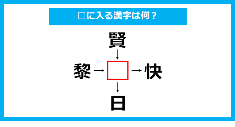 【漢字穴埋めクイズ】□に入る漢字は何？（第1706問）