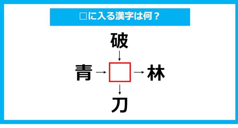 【漢字穴埋めクイズ】□に入る漢字は何？（第1776問）