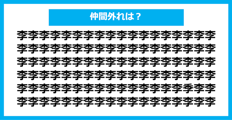 【漢字間違い探しクイズ】仲間外れはどれ？（第992問）