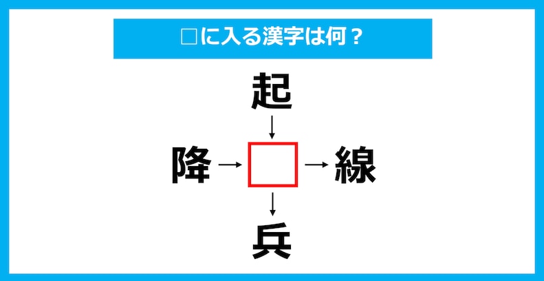 【漢字穴埋めクイズ】□に入る漢字は何？（第1823問）