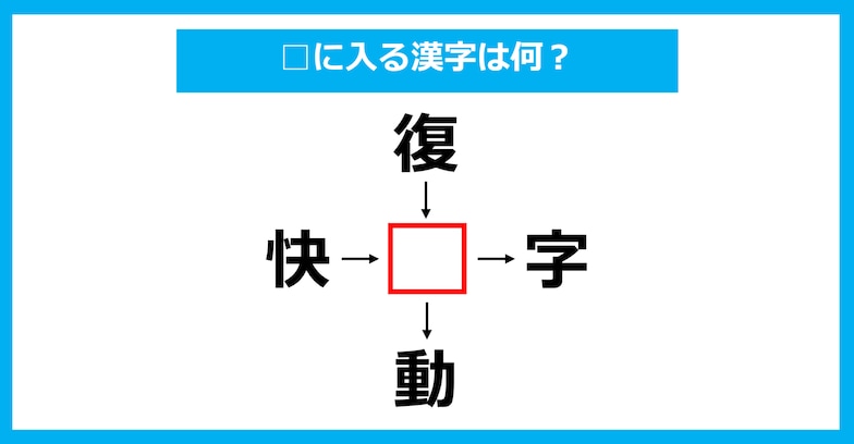 【漢字穴埋めクイズ】□に入る漢字は何？（第1855問）