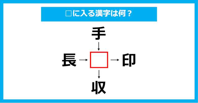 【漢字穴埋めクイズ】□に入る漢字は何？（第1967問）