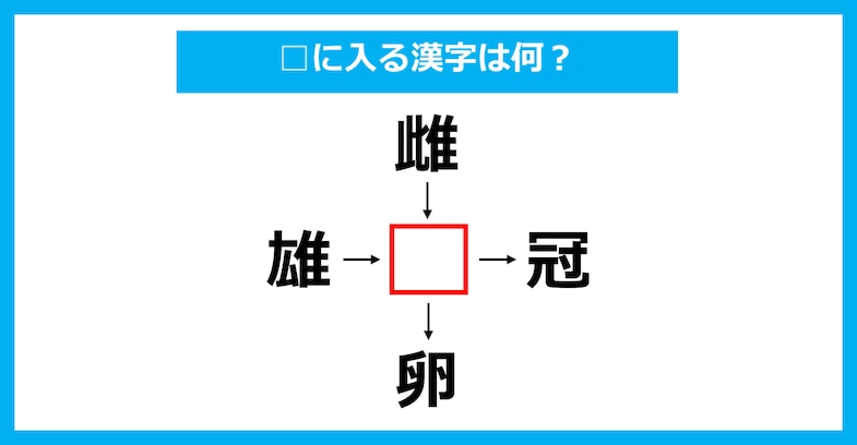 【漢字穴埋めクイズ】□に入る漢字は何？（第2212問）