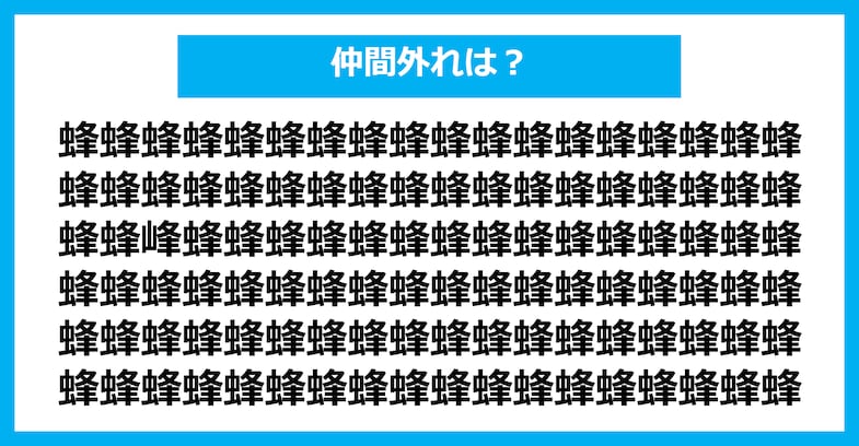 【漢字間違い探しクイズ】仲間外れはどれ？（第1498問）