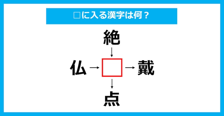 【漢字穴埋めクイズ】□に入る漢字は何？（第2351問）