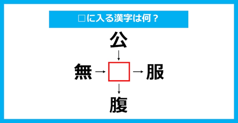 【漢字穴埋めクイズ】□に入る漢字は何？（第2517問）