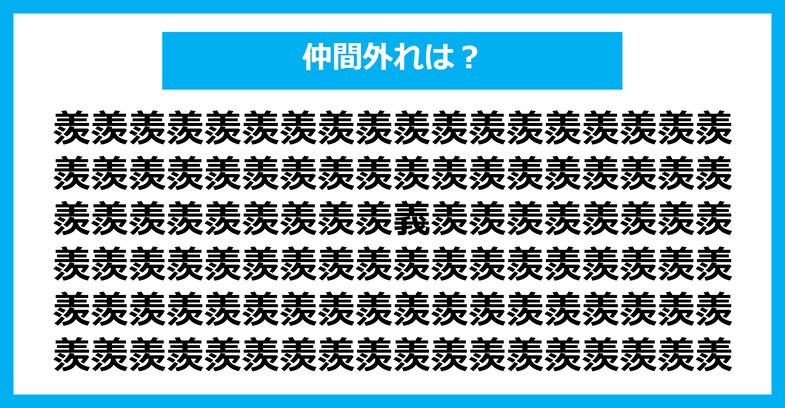 【漢字間違い探しクイズ】仲間外れはどれ？（第1717問）