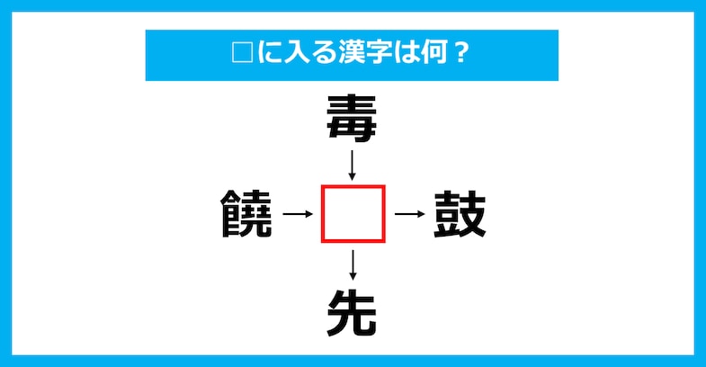 【漢字穴埋めクイズ】□に入る漢字は何？（第2607問）