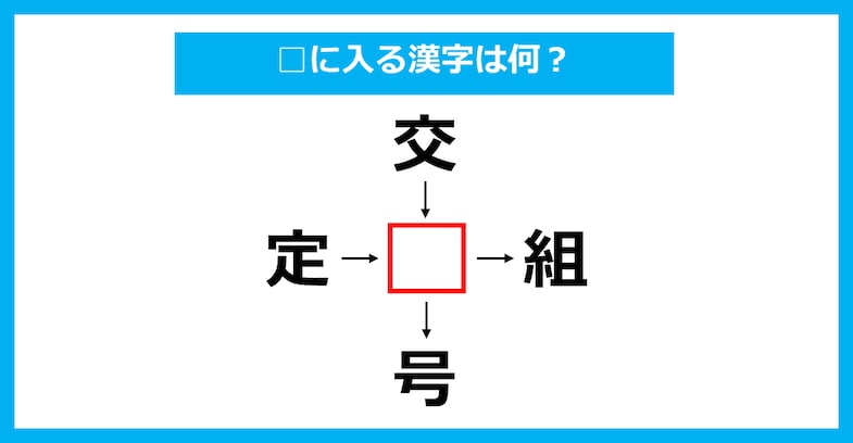 【漢字穴埋めクイズ】□に入る漢字は何？（第2904問）