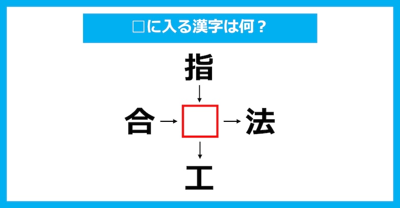 【漢字穴埋めクイズ】□に入る漢字は何？（第3155問）