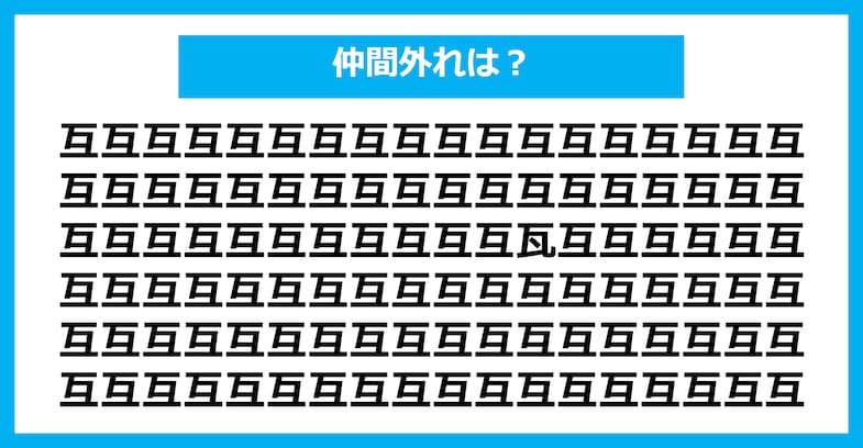 【漢字間違い探しクイズ】仲間外れはどれ？（第2877問）