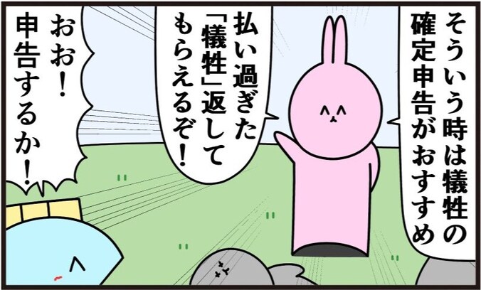もしも払い過ぎた『犠牲』を確定申告できたら？ まさかの結果に「笑った」「弱肉強食」