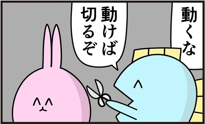 美容師「動いたら切るぞ」→いや、切ってくれよと懇願するも応えてくれず…「可愛い」「好きすぎる」