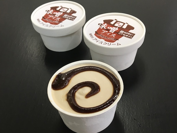ぷらんぽん「味噌アイスクリーム」（270円税込/80ml）