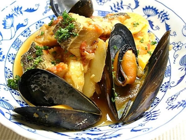 スパイシー！ たらとじゃがいもの煮込み