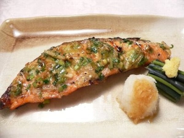 鮭のオリーブ香草焼き  鮭のオリーブ香草焼き