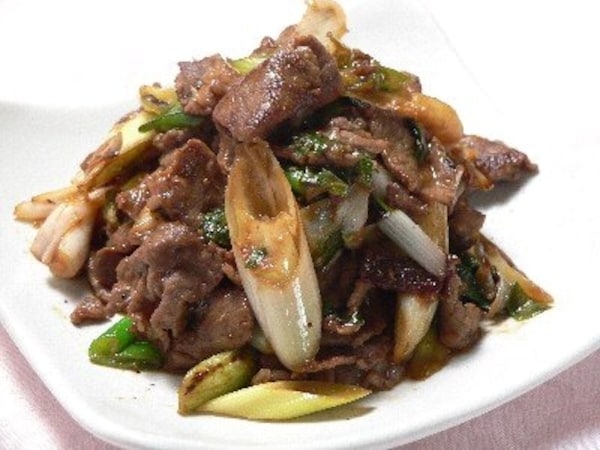 牛肉の味噌炒め