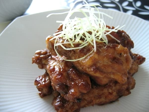 梅風味のチキンの和風照り煮