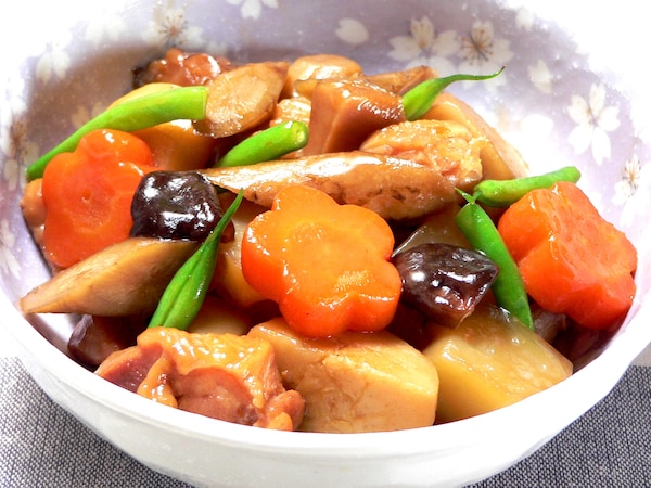 野菜たっぷりの筑前煮 野菜たっぷりの筑前煮