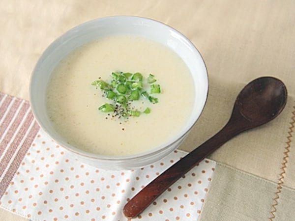 生姜風味のかぶポタージュ