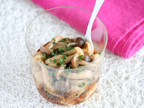 きのこのポン酢マリネ