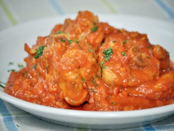 チキンの狩人風トマト煮込み カチャトーラ   チキンの狩人風トマト煮込み カチャトーラ
