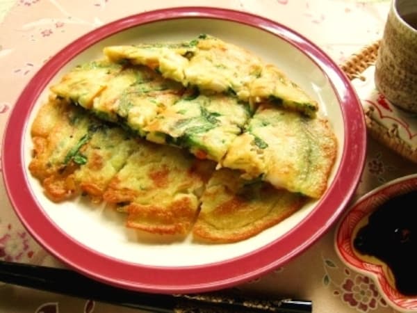 モチモチふっくら！ 海鮮チヂミ