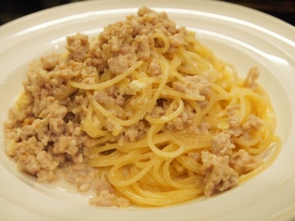 生姜と鶏ひき肉の軽いクリームパスタ お酒と楽しむレシピ All About