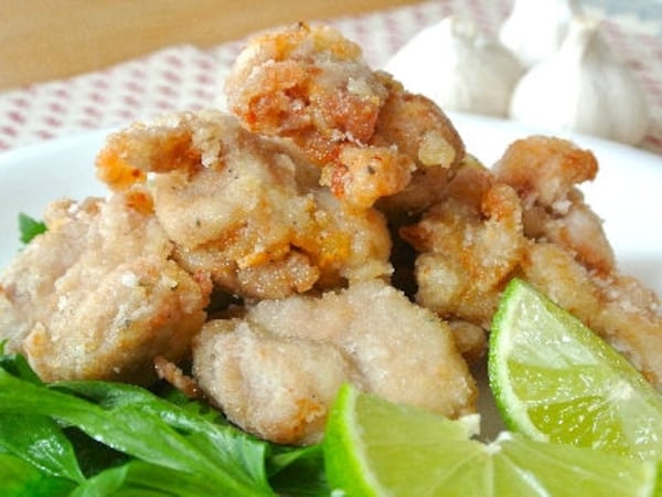 鶏からのうま塩ニンニク  鶏からのうま塩ニンニク