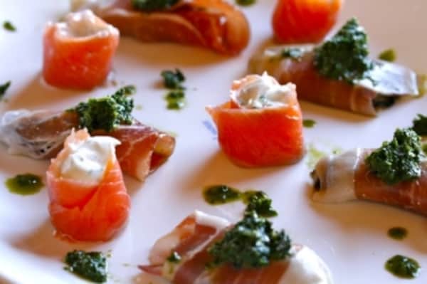 スモークサーモン巻き