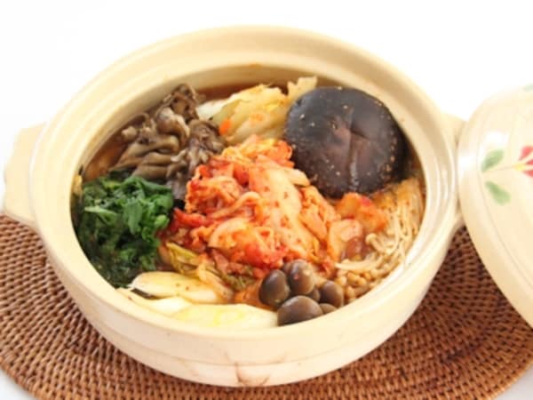 きのこキムチ鍋