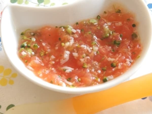 離乳食にトマトを しらすの洋風トマト煮のレシピ 10分でできる離乳食 All About