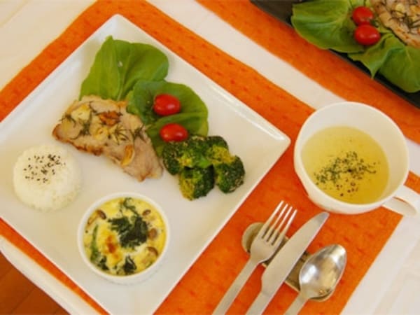 豚肉のハーブソテー定食